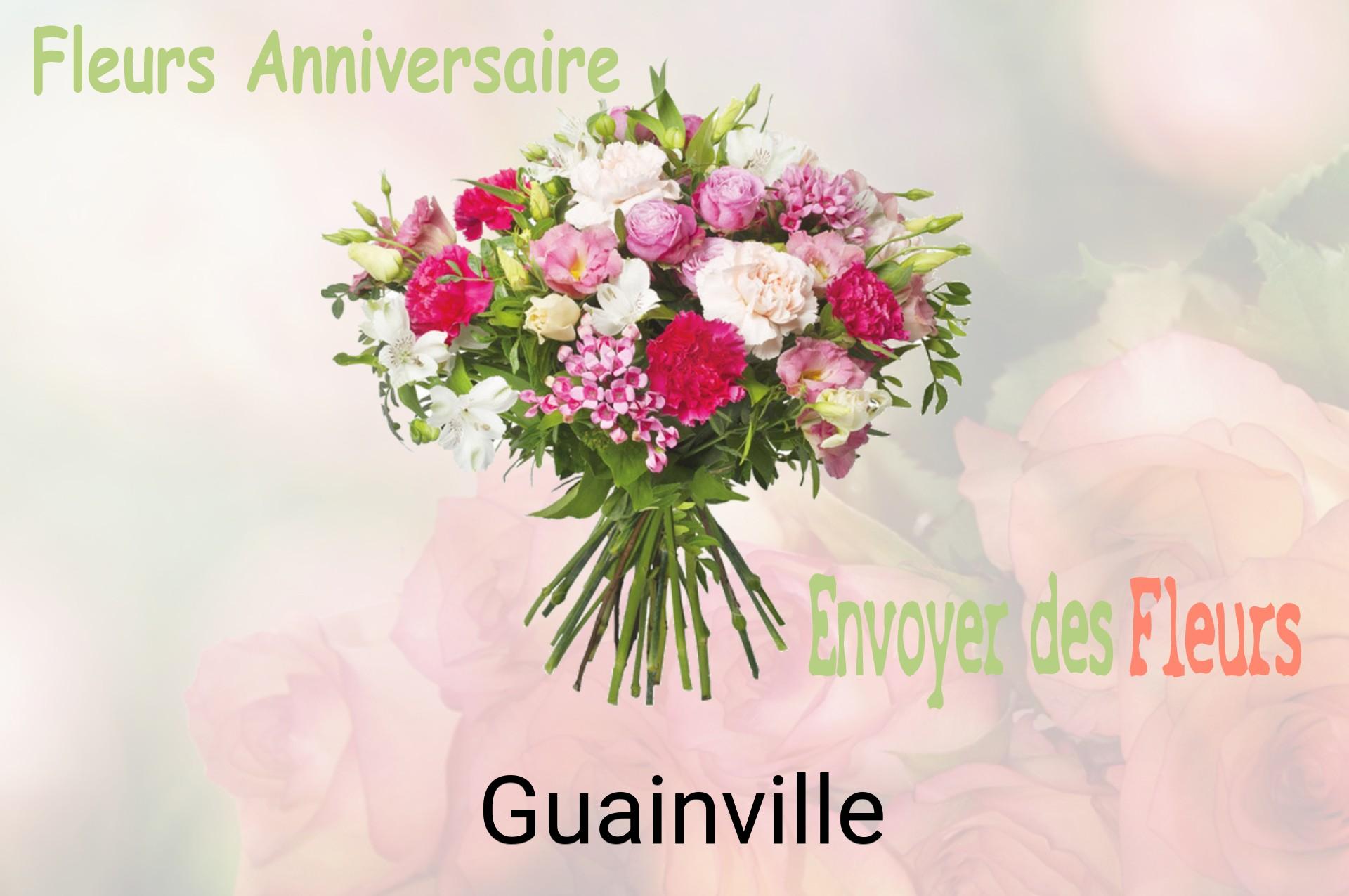 Bouquet de fleurs d’anniversaire livré à Guainville