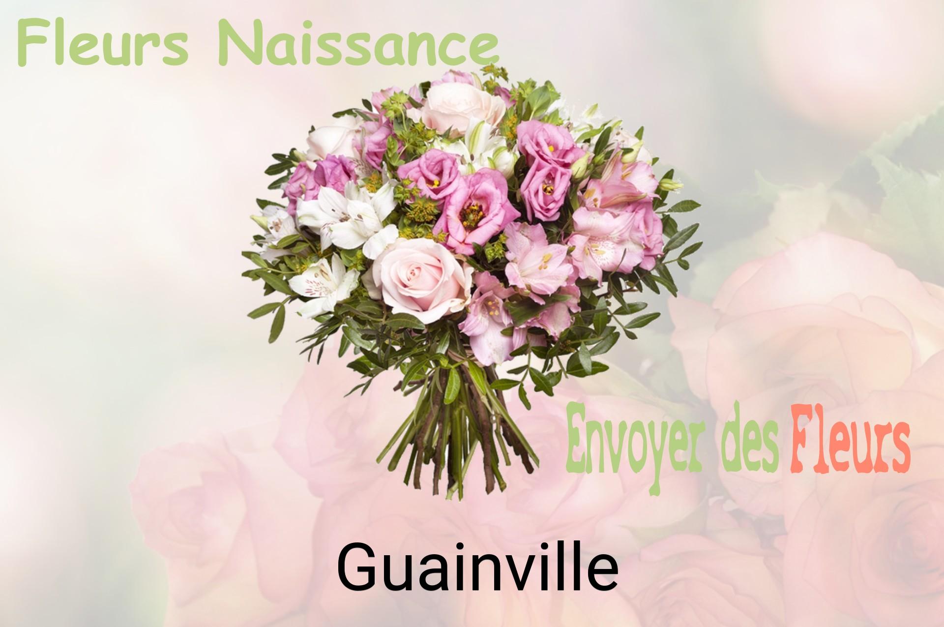 Bouquet de fleurs de naissance livré à Guainville